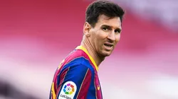 Lionel Messi durante un encuentro Barcelona.