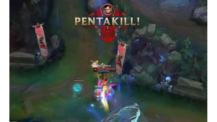 Se marcan un Pentakill con Xin Zhao en la LPL de League of Legends