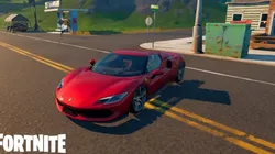 Primer vistazo al auto Ferrari que llega a Fortnite en la nueva colaboración