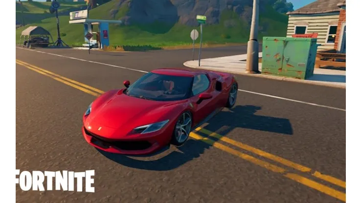 Primer vistazo al auto Ferrari que llega a Fortnite en la nueva colaboración