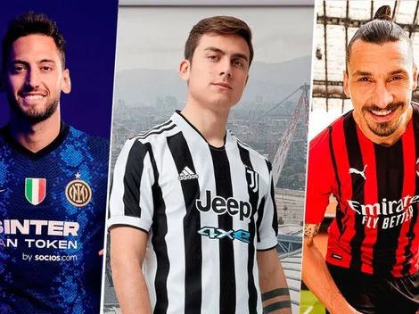 Serie A: estas son las nuevas camisetas de todos los equipos para la temporada 2021/2022