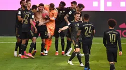 Jugadores del Bayern Munich durante un encuentro.
