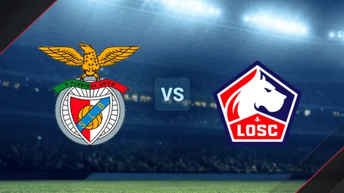 Benfica vs. Lille por un amistoso internacional.