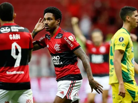 El aliento del público fue determinante para la goleada de Flamengo sobre Defensa y Justicia