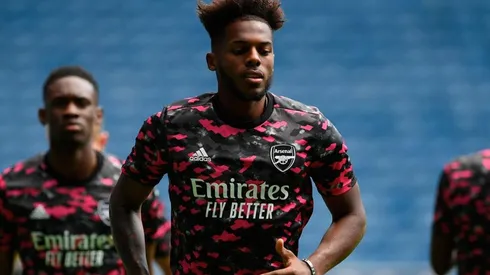 Entrenamiento de jugadores de Arsenal.