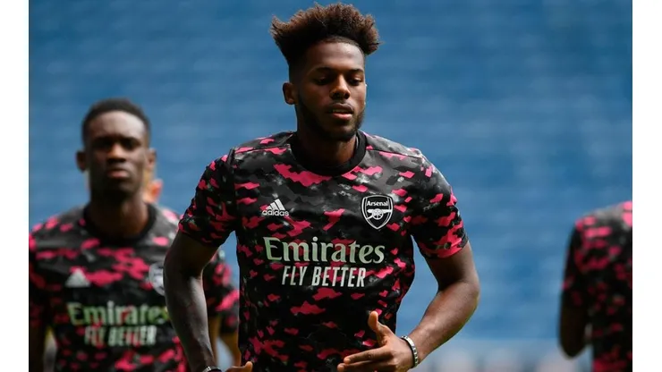 Entrenamiento de jugadores de Arsenal.