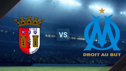Sporting Braga vs. Olympique de Marsella por un amistoso internacional.