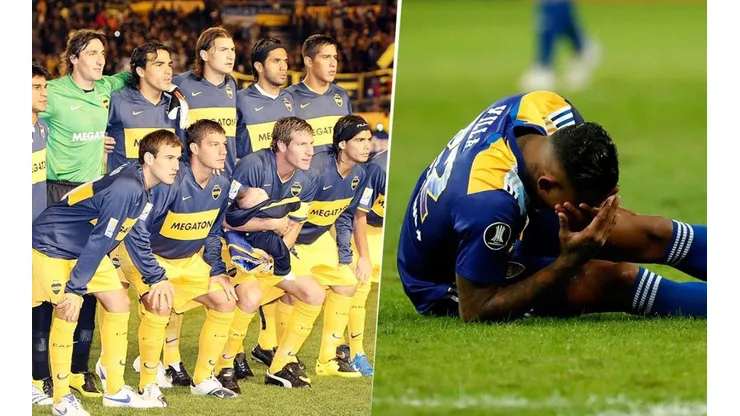 Boca Juniors en 2007 y Sebastián Villa en 2021.