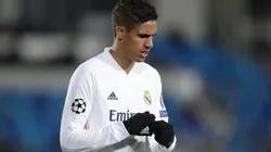 Raphael Varane durante un encuentro con Real Madrid.