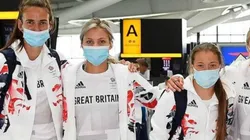 Parte de la Selecciòn femenina de fùtbol de Gran Bretaña