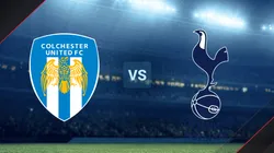 Colchester vs. Tottenham en un partido amistoso.