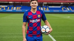 Santiago Ramos Mingo en su presentación con Barcelona.