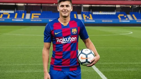 Santiago Ramos Mingo en su presentación con Barcelona.