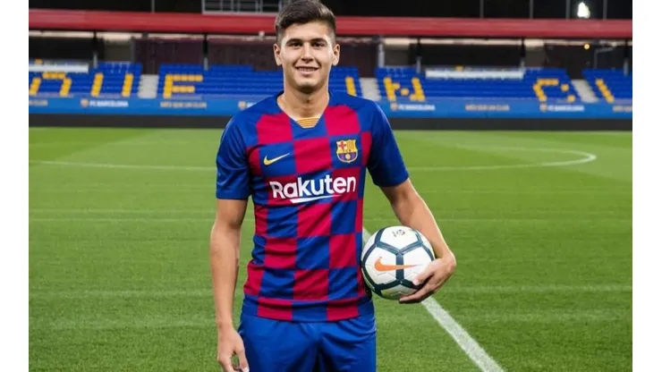 Santiago Ramos Mingo en su presentación con Barcelona.