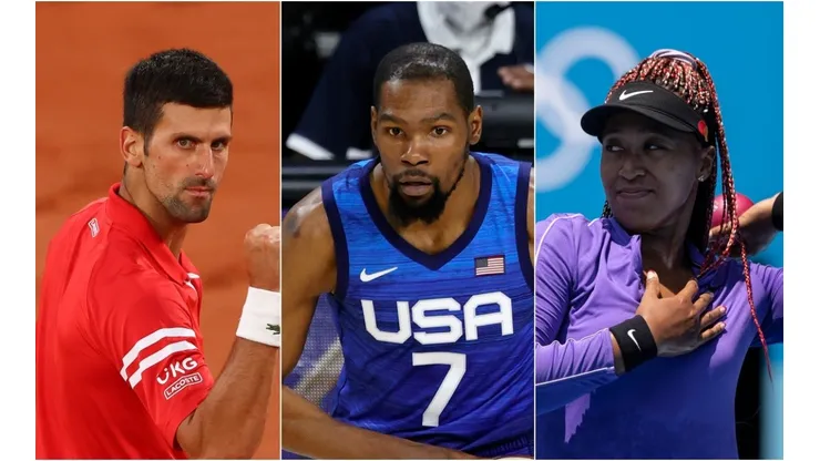 Djokovic, Durant y Osaka, entre los mejores pagados que estarán en Tokio 2020