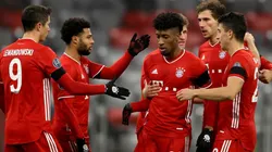 Jugadores del Bayern Munich durante un encuentro.