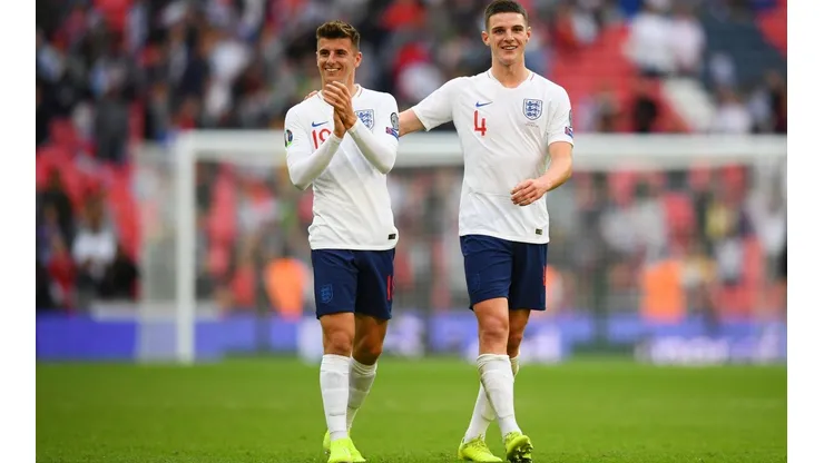 Mason Mount y Declan Rice se divierten en sus vacaciones.