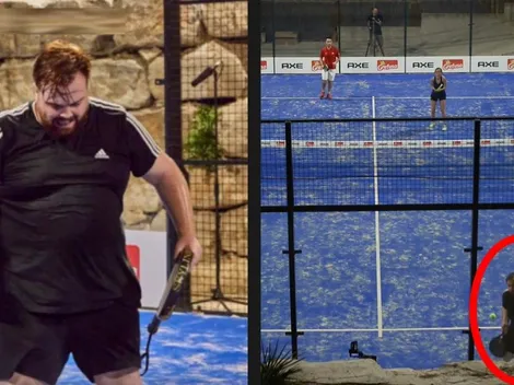 Video viral: el puntazo de Ibai en el Padel de las Estrellas ¡La sacó de la cancha!