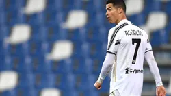 Cristiano Ronaldo durante un encuentro con Juventus.