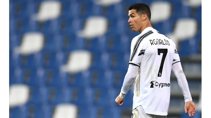 Cristiano Ronaldo durante un encuentro con Juventus.
