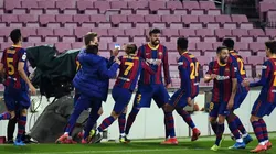 Jugadores del Barcelona.