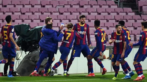 Jugadores del Barcelona.