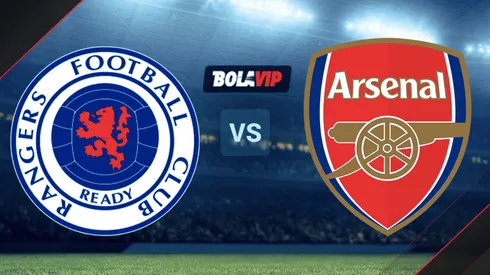 Rangers vs. Arsenal por un amistoso de pretemporada.