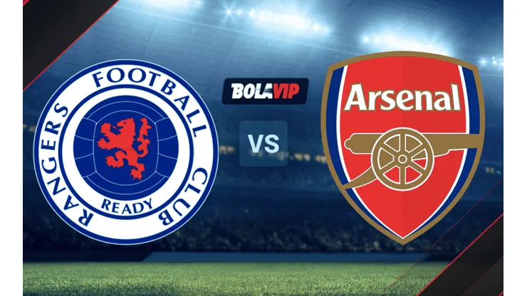 Rangers vs. Arsenal por un amistoso de pretemporada.