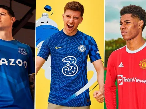 Premier League: estas son las nuevas camisetas de todos los equipos para la temporada 2021/2022