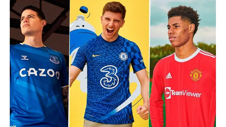 Everton, Chelsea y Manchester United.