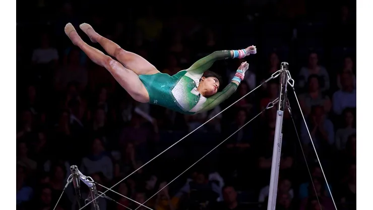 Alexa Moreno, en acción.