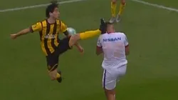 Las mejores 5 patadas del clásico uruguayo entre Nacional y Peñarol. (Captura de TV)