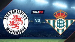 Winthertur vs. Real Betis por un amistoso de pretemporada.