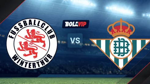 Winthertur vs. Real Betis por un amistoso de pretemporada.