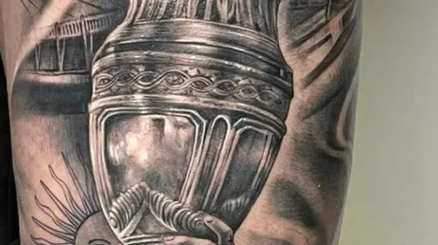 Tatuaje de la Copa América de Di María.