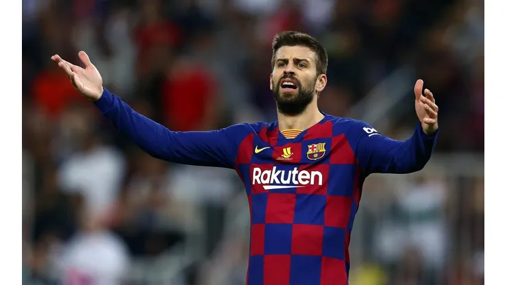 Gerard Piqué se animó a chicanear a Florentino Pérez.