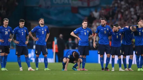 Formación de Italia en la final de la Euro.