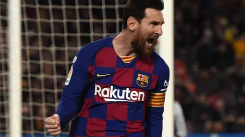 Lionel Messi durante un encuentro con Barcelona.