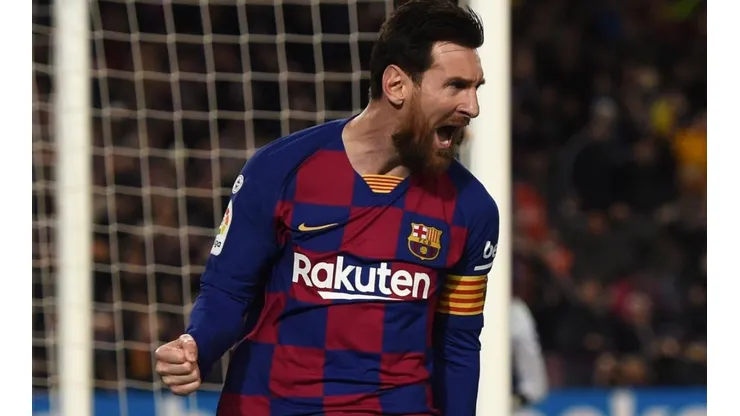 Lionel Messi durante un encuentro con Barcelona.