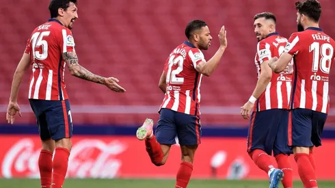 Jugadores del Atlético Madrid.