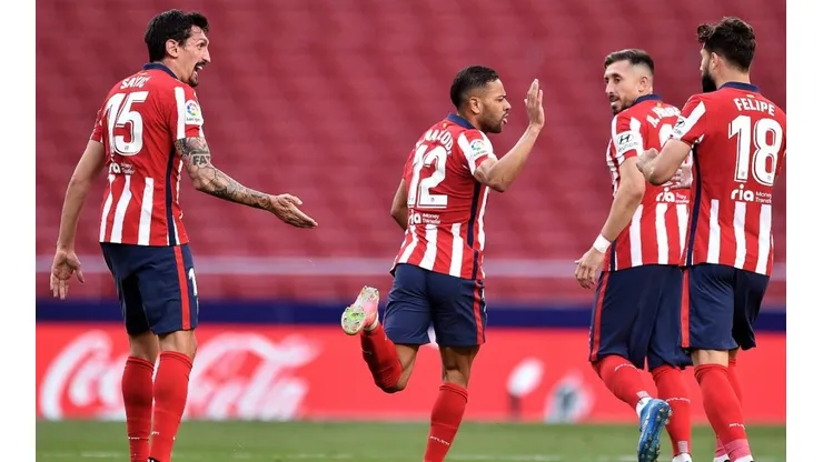 Jugadores del Atlético Madrid.