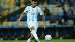 Cristian Romero durante un encuentro de la Copa América.