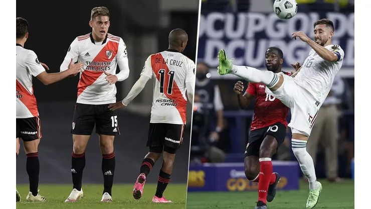 River Plate y México, equipos que jugarán este miércoles.