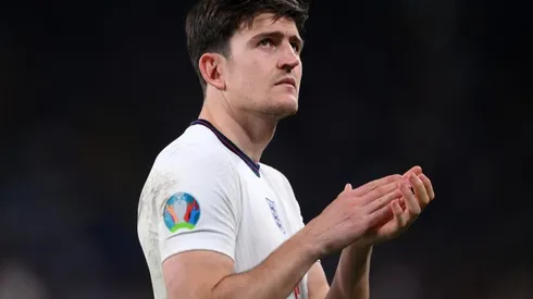 Harry Maguire durante la final de la Eurocopa.