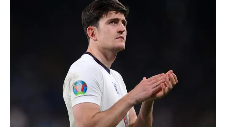 Harry Maguire durante la final de la Eurocopa.
