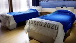Las camas de la Villa Olímpica son de cartón.