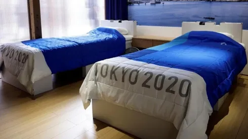 Las camas de la Villa Olímpica son de cartón.