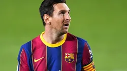 Lionel Messi durante un encuentro con Barcelona.