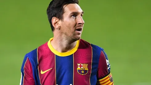 Lionel Messi durante un encuentro con Barcelona.