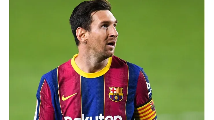 Lionel Messi durante un encuentro con Barcelona.